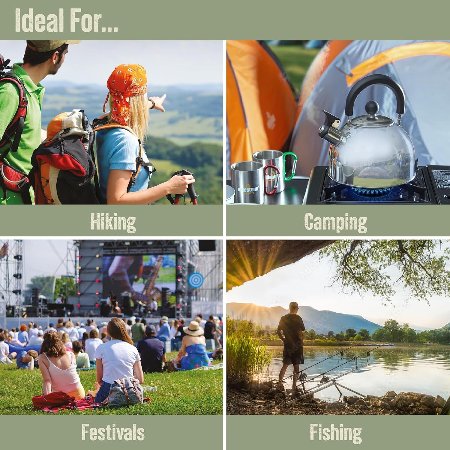 2L Whistling Camping Kettle: image 4