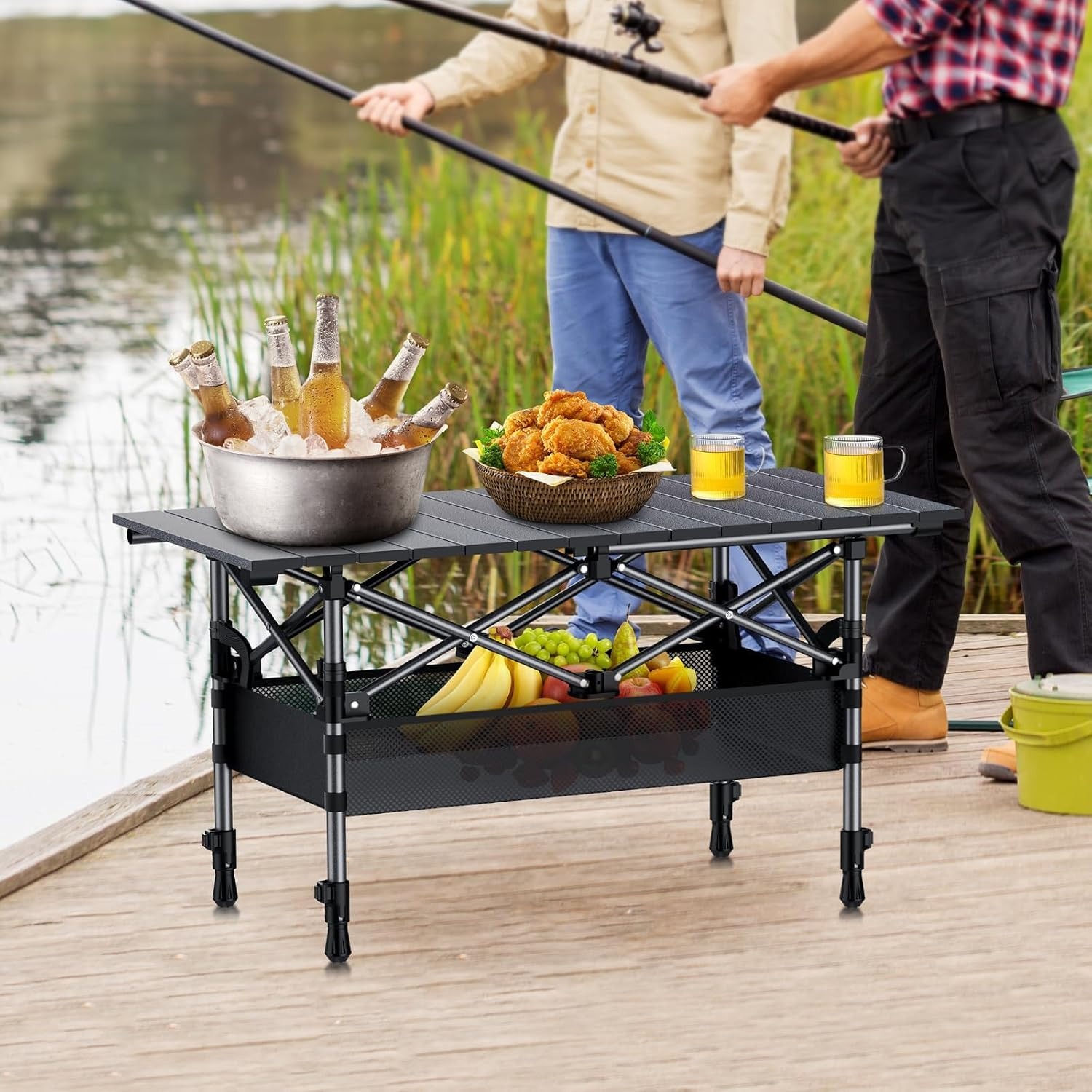 Anbte Roll Top Camping Table 3ft: image 3