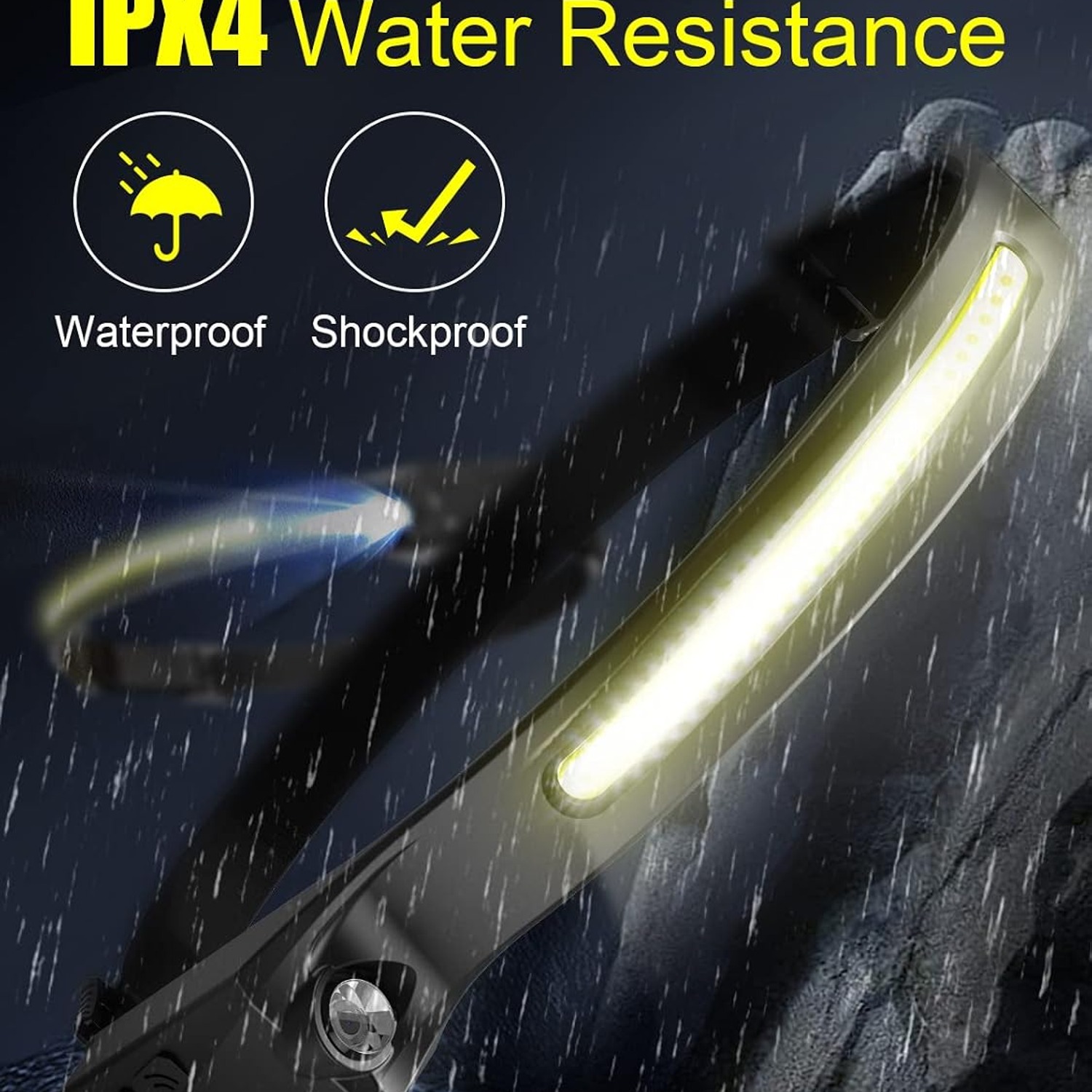 Rechargeable LED Headlamp 2 Pack with Motion Sensor: image 8