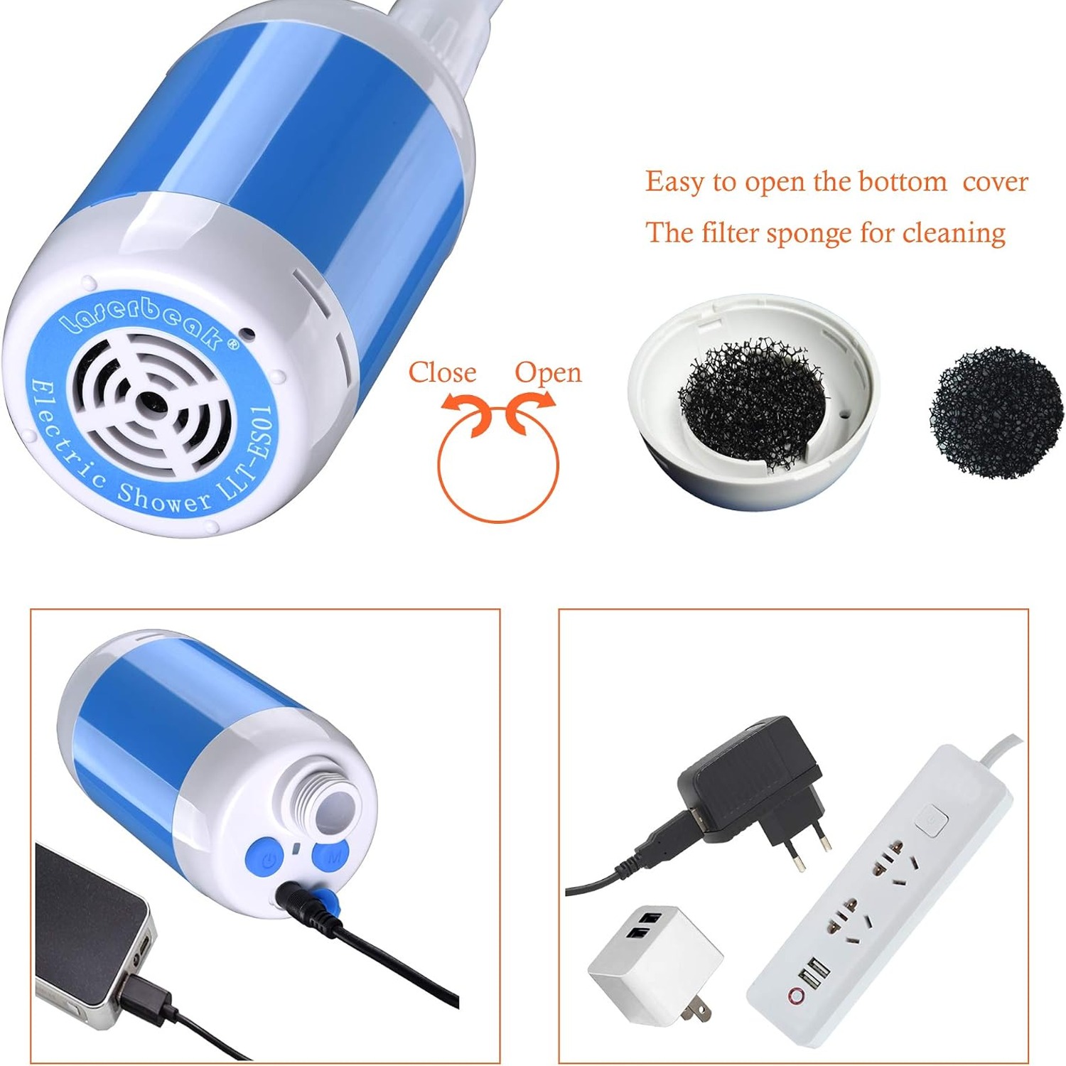 Portable Camping Shower with Rechargeable Pump: image 3