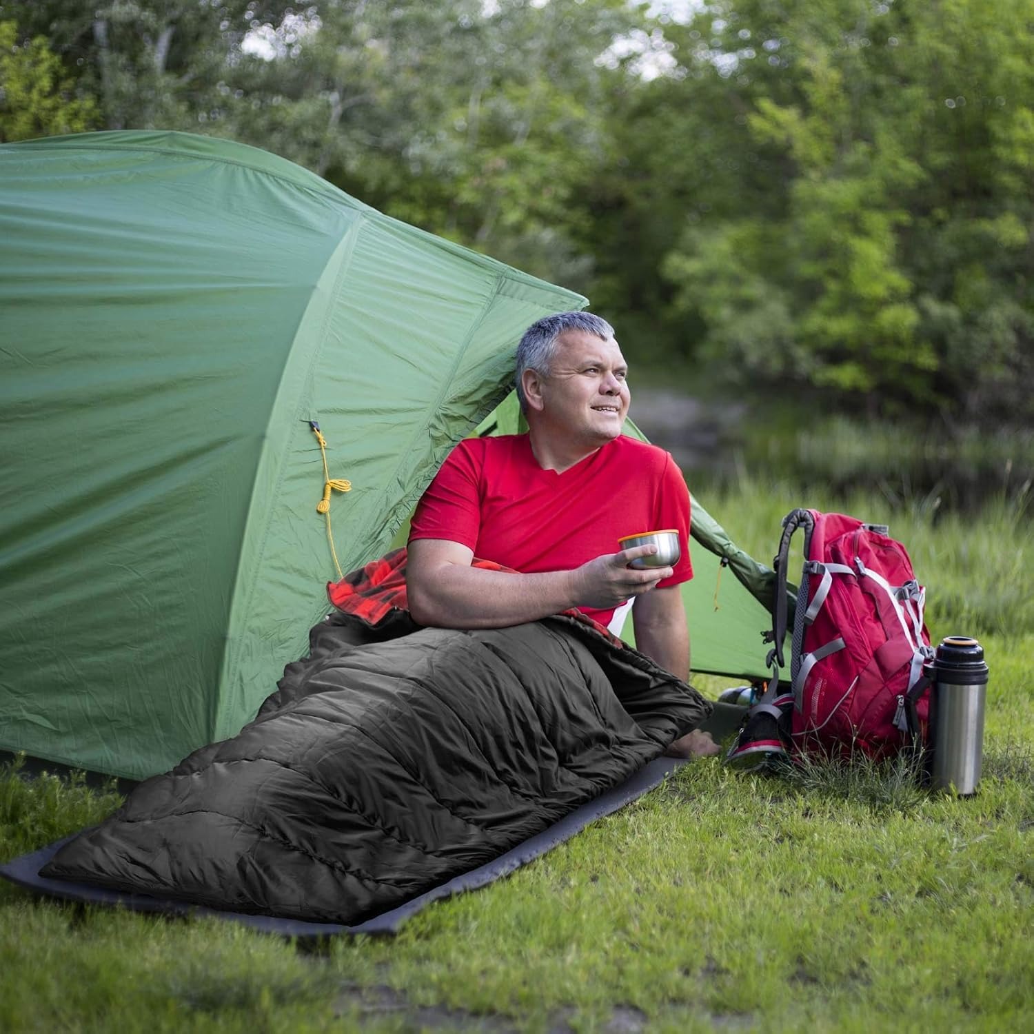 Cotton Flannel Sleeping Bag: image 2