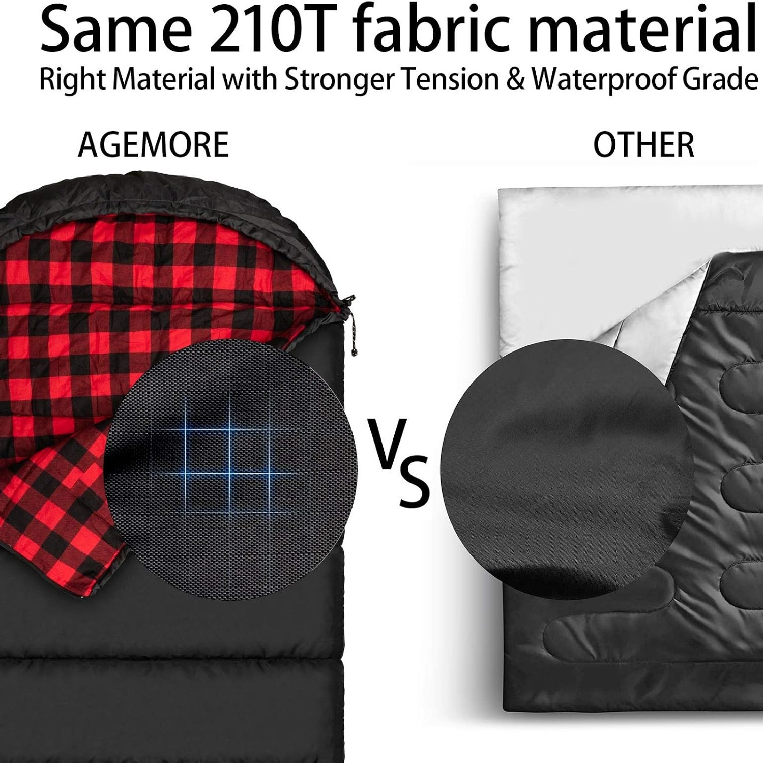 Cotton Flannel Sleeping Bag: image 3