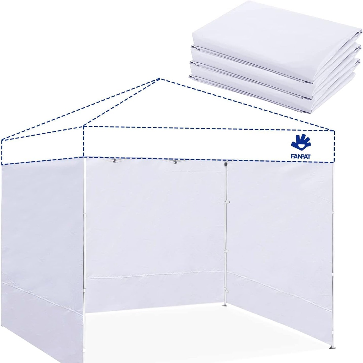 Gazebo Side Walls 3 Pack (3m Waterproof Polyester Panels): image 5