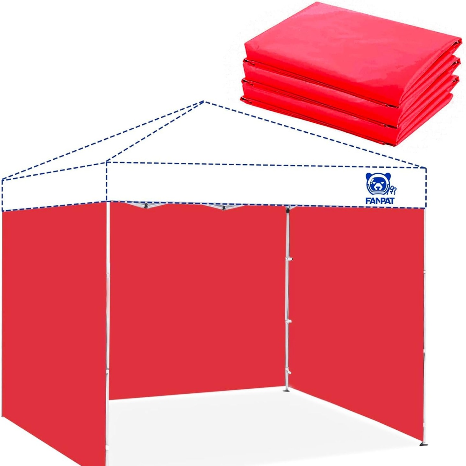 Gazebo Side Walls 3 Pack (3m Waterproof Polyester Panels): image 6