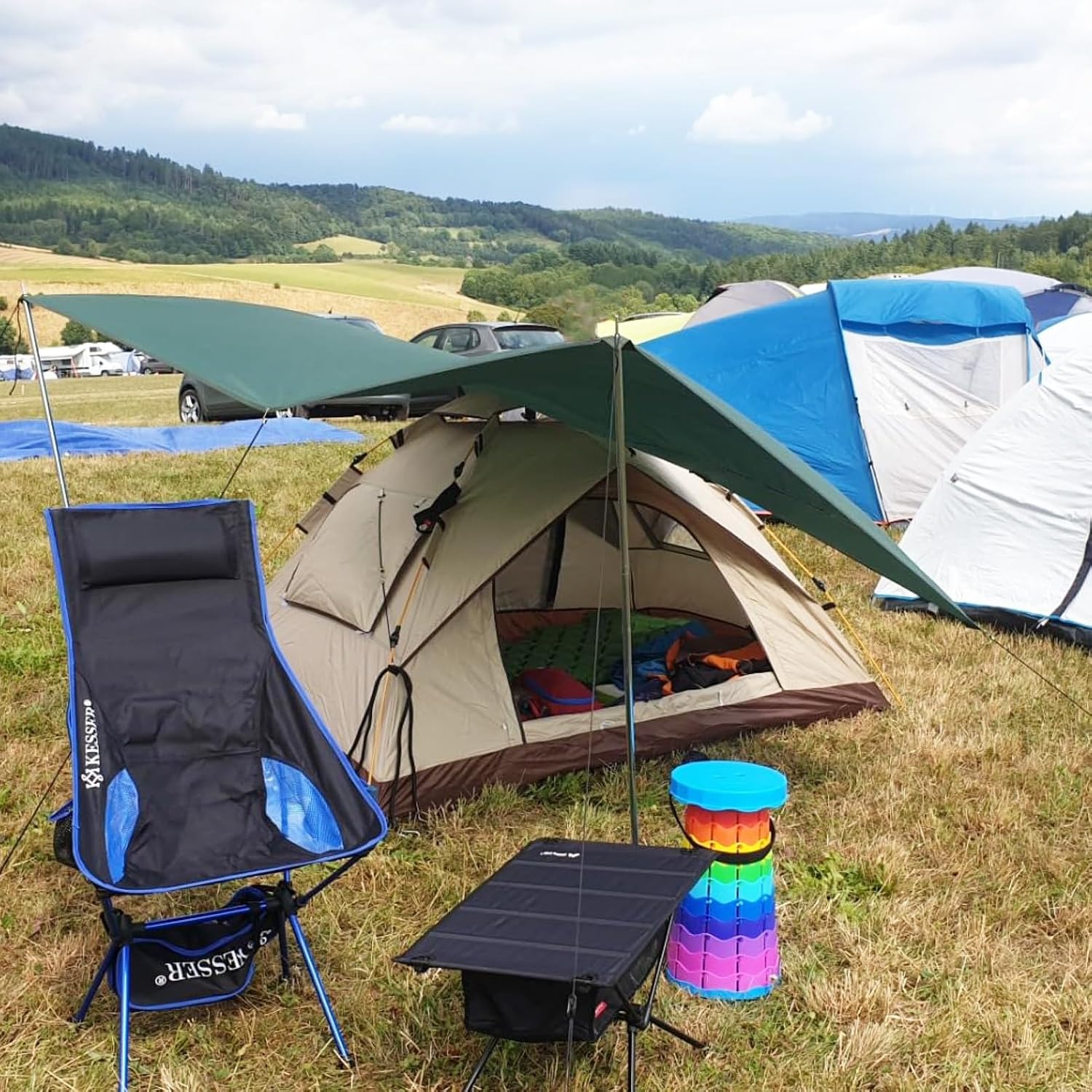 Waterproof Tent Footprint Tarp: image 10