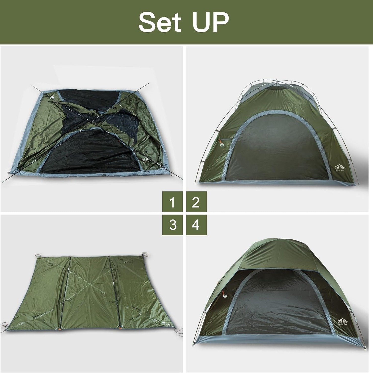 Night Cat Lightweight Backpacking Tent: image 7